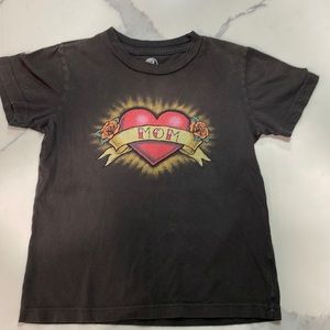 “MOM” vintage kids shirt